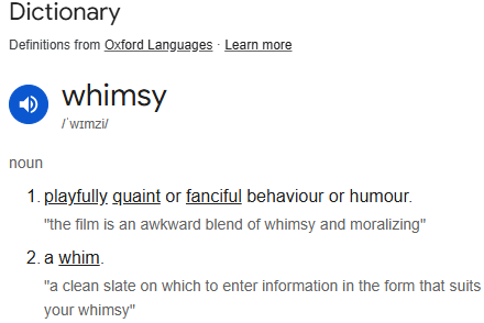 whimsy definition